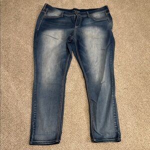 Maurices Dark Blue Skinny Jeans